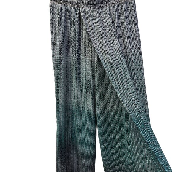 Nic+Zoe Graphic Print Ombre Dots Wide Leg Pants Size Medium - Picture 6 of 8
